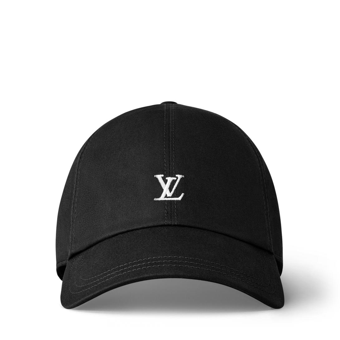 Louis Vuitton 黒キャップ LVロゴ刺繍 リーグ louis-vuitton--